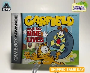 Garfield and His Nine Lives (Nintendo Game Boy GBA) Authentic Manual Booklet! - Picture 1 of 2