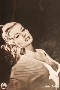 Cartolina Cinema - Attrice Anita Ekberg - 1960 ca. - Foto 1 di 1