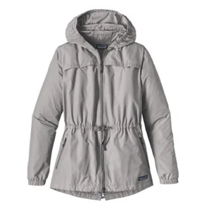 Patagonia Meriweather DWR Sudadera con Capucha en Gris Drifter Talla Mujer Pequeña Repelente al Agua - Imagen 1 de 16
