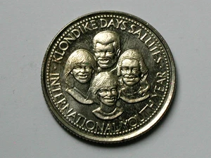 Edmonton AB CANADA 1985 Trade DOLLAR Token for UN International Youth Year - Bild 1 von 2