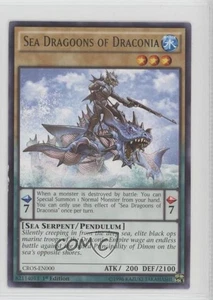 Sea Dragoons of Draconia 1st Ed. YuGiOh Crossed Souls Base Set #CROS-EN000 - Picture 1 of 2