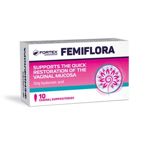 Femiflora Suppositoires vaginaux d'acide hyaluronique - Photo 1/3