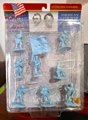 CONTE 1/32 ACW UNION INFANTRY SET #1 BRAND NEW IN BLISTER PACK. - image 1 of 4