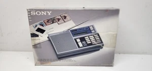 Sony ICF-7600D FM/LW/MW/SW PLL Synthesized Receiver Clock Radio- Works - Zdjęcie 1 z 20