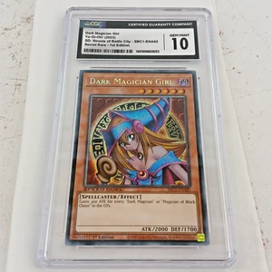 Yu-Gi-Oh 2023! Dark Magician Girl CGC 10 GEM MINT 1° Edizione Segreta Rara SBC1-ENA05 - Foto 1 di 2
