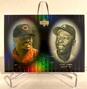 2000 UD Legends - Reflections In Time #R1 Ken Griffey Jr. /Hank Aaron 2 HOF - Bild 1 von 2