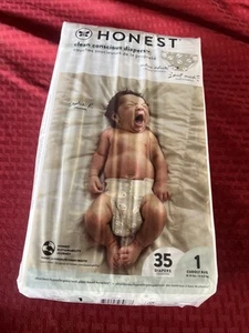 Clean Conscious Diapers™, Size 1, 8-14 lbs, Pandas, 35 Diapers - Picture 1 of 11