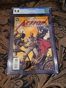 Action Comics #28 (2014) Dave Johnson Steampunk Variante CGC 9,8 1:25 Verhältnis  - Bild 1 von 2