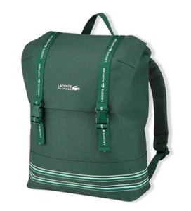 NWT Lacoste Man’s Poliester Backpack Green - Picture 1 of 4