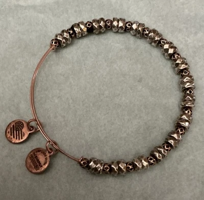 Pulsera Alex & Ani Tono Cobre Cuentas Plata/Cobre + Tecnología EE. UU. Foto 1 de 4