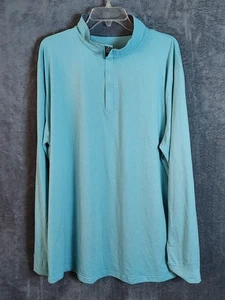 Swannies 1/4 Zip Herren 2 XL blau Pullover Performance Stretch Golf - Bild 1 von 13