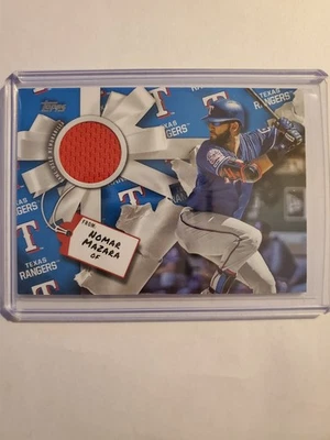 2019 Topps Holiday - Walmart Mega Box Relics Nomar Mazara #WHR-NM (MEM) - Image 1 of 2