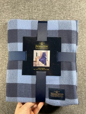 Pendleton Rob Roy Luxe Home Collection Throw 50” X 70” Inch Blue 100% Polyester - Image 1 of 4
