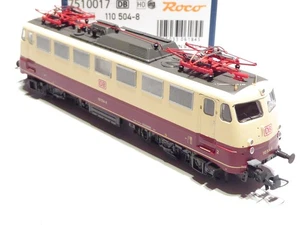 Roco HO 7510017 DB AG 4ach E Lok 110 504 8 beige rot OVP Sound gebraucht G469 - Picture 1 of 3
