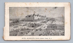 Antigua postal de Nueva Jersey NORTH ASBURY PARK Hotel Monmouth 1911 - Imagen 1 de 2