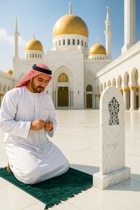 Namaz Sutra Muslim Prayer Divider – Islamic Partition Screen for Salah, Mosque - Picture 1 of 8