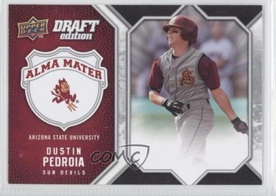 2009-10 Upper Deck Draft Edition Alma Mater Dustin Pedroia #AM-DP - Image 1 of 2