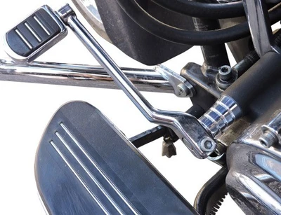 Eliminador de palanca de cambios de talón Accutronix - ranurado - cromo motocicleta bicicleta de calle Foto 1 de 4