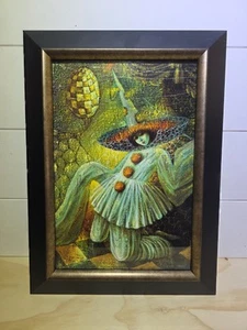 Harlequin Framed Art Signed By Unknown Artist 2003 - Picture 1 of 8
