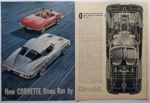 New Corvette Sting Ray by Chevrolet Oct. 22, 1962 2-Page Ad - Picture 1 of 3