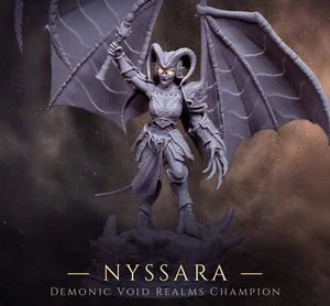 Nyssara la Maldita - Reina Demonio de las Sombras (Base de 60 mm) - Imagen 1 de 16