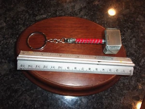 MARVEL'S AVENGERS THOR'S HAMMER- Key chain Pewter Metal Key ring- 2" - Picture 1 of 5