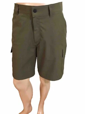 Pantalones Cortos ORVIS 7 Bolsillos Verdes Carga 34 W Banda Interior Elástica Cremallera Bolsillo Poliéster Foto 1 de 4