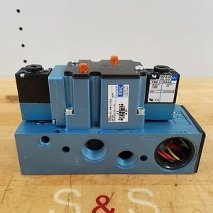 Válvula de control solenoide MAC 6343D-611-PM-111DA con colector, 150 PSI - NUEVO - Imagen 1 de 5