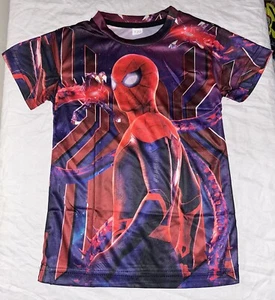 NUOVA T-shirt Spiderman Super Silky ragazzo - taglia 6 o 7-8 o 9-10 - design sul retro - Foto 1 di 3
