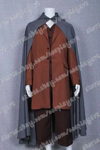 The Lord of the Rings Cosplay Frodo Baggins Movie Costume Cape Coat Whole Set - Picture 1 of 1