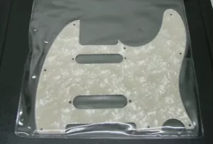 Genuino Fender Nashville 3-PICKUP Tele Plus Pickguard BLANCO PERLA Telecaster - Imagen 1 de 12