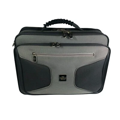 Чехол для ноутбука дорожный ручная кладь The Sharper Image серебристый и серый - без ремня - Изображение 1 из 4