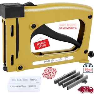 Picture Frame Stapler with 2000 Refill Points, Point Drivers for Picture Framing - Picture 1 of 24