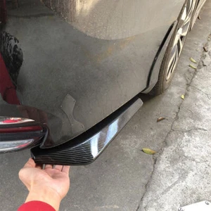 Car Carbon Fiber Rear Bumper Lip Diffuser Splitter Canard Protectors Accessories - Bild 1 von 12