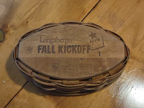 Longaberger Fall Kickoff Football Basket 2008 Cover