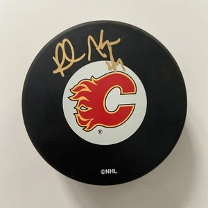 Rob Niedermayer Signed Calgary Flames Hockey Puck With COA - Picture 1 of 3
