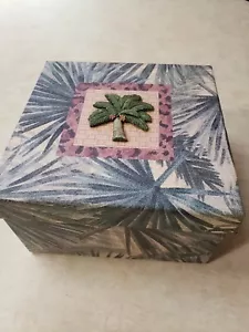 Vintage Continental Photo and Video Storage Box For Home And Office 6 x 6 x 3.5 - Picture 1 of 7
