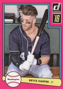 2016 Donruss BRYCE HARPER Retail 1982 Pink Border Parallel #12 Nationals