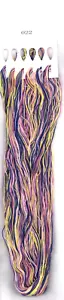 Lot of Mardi Gras Threads 150 yards & 20 colors Floss Cross Stitch Embroidery - Picture 1 of 2
