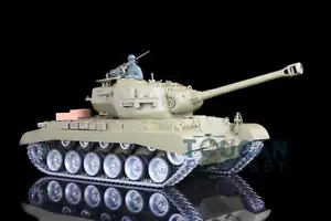 Henglong 1/16 7.0 FPV Metal M26 Pershing IR BB RTR RC Tank 3838 Barrel Recoil - Picture 1 of 8