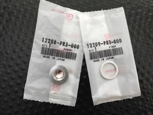 GENUINE OEM HONDA ACURA B-SERIES COOLANT PORT PLUG KIT EXPANSION PLUG & WASHER - Picture 1 of 2
