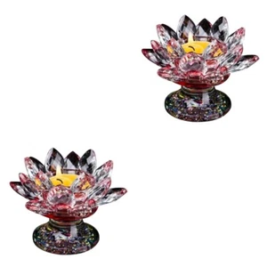 2 PCS Kerzenhalter Votivkerzenhalter Teelichthalter Der Blumenform - Bild 1 von 12