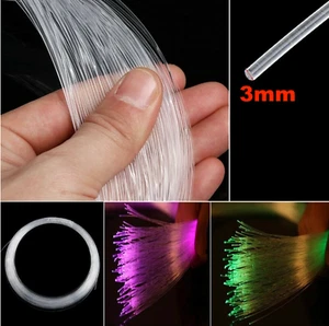 Fibre optic lights - 3 mm optical cable end glowing PMMA /DIY, Lights, Sensory/ - Picture 1 of 4