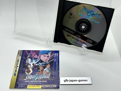 SEGA SATURN SS Street Fighter The Movie Japanese Fighting Video Game Retro USED - Image 1 of 4