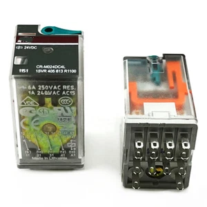 2Pcs CR-M024DC4L 1SVR405613R1100 Electromagnetic Relay 24VDC 14Pins - Picture 1 of 1