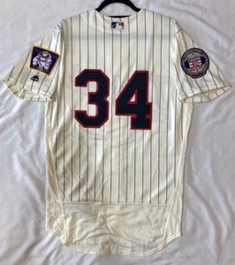 AUTHENTIC MAJESTIC KIRBY PUCKETT 44 LARGE, MINNESOTA TWINS FLEX BASE Jersey - Picture 1 of 3