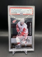 2001 Be A Player Signature Series Auto #233 Pavel Datsyuk RC PSA 8