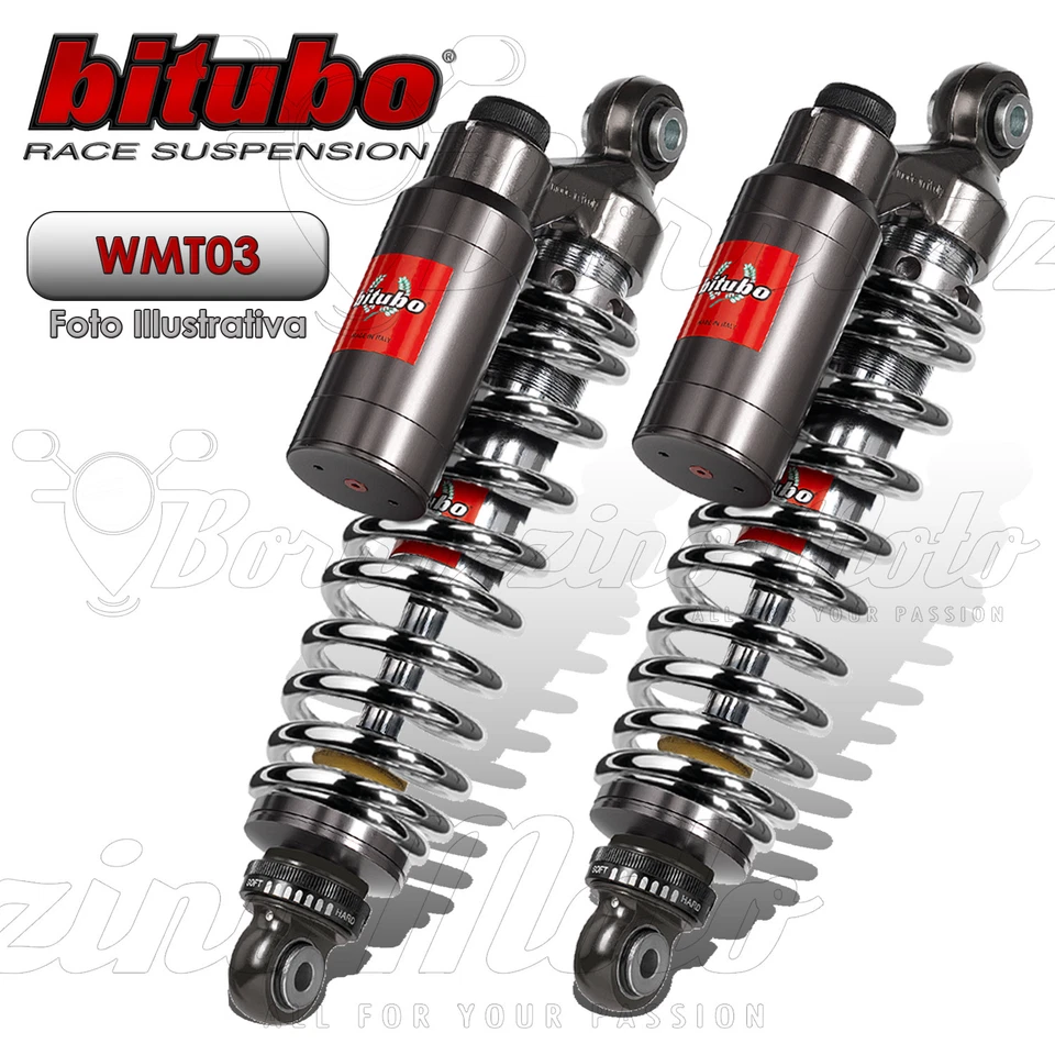 BITUBO WMT03 AMMORTIZZATORI POSTERIORI CROMATI DUCATI GT 1000 TOURING SPORT 2009 Foto 1 de 1