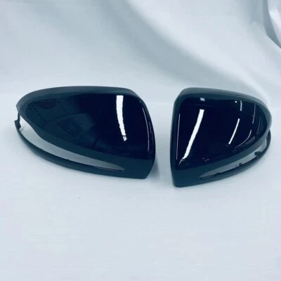 Par de cubiertas de espejo retrovisor puerta W205 W213 W222 W253 para Mercedes Benz C E S GLC negro Foto 1 de 4
