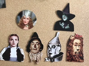 Raro 1998 juego de imanes de refrigerador/casillero Wizard of Oz - Imagen 1 de 5